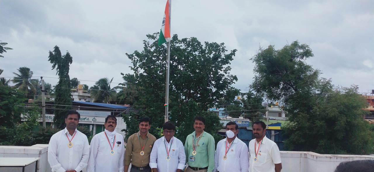 Independance Day Celebration With Staff